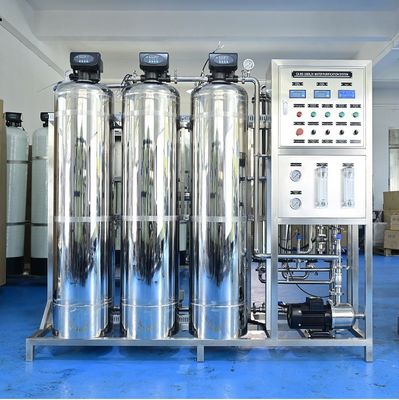RO ওয়াটার ট্রিটমেন্ট সিস্টেম ইন্ডাস্ট্রিয়াল ওয়াটার পিউরিফায়ার কমার্শিয়াল 250lph