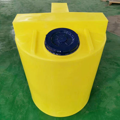 200L PE ফ্ল্যাট বটম প্লাস্টিক মিক্সিং বালতি PAM দ্রবীভূত নর্দমা চিকিত্সা বিকারক ডোজিং