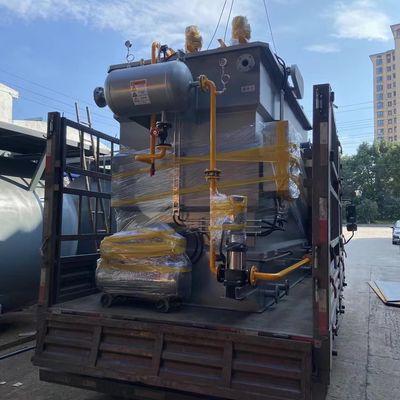 স্টেইনলেস স্টীল অনুভূমিক প্রবাহ DAF দ্রবীভূত এয়ার ফ্লোটেশন মেশিন ইন্টিগ্রেটেড 50m3/H