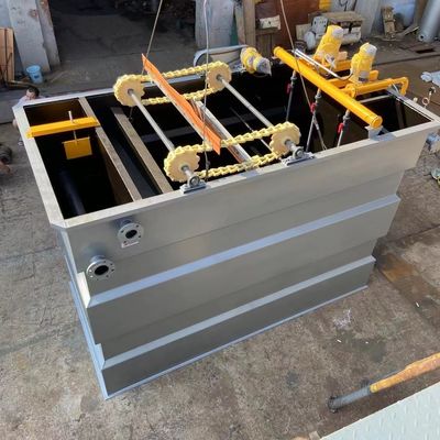 স্টেইনলেস স্টীল অনুভূমিক প্রবাহ DAF দ্রবীভূত এয়ার ফ্লোটেশন মেশিন ইন্টিগ্রেটেড 50m3/H