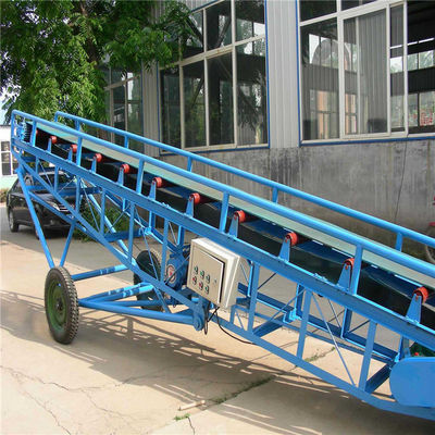 কার্বন ইস্পাত সাপোর্ট ইন্ডাস্ট্রি রাবার বেল্ট পরিবাহক শস্য খনি কয়লার জন্য চলমান