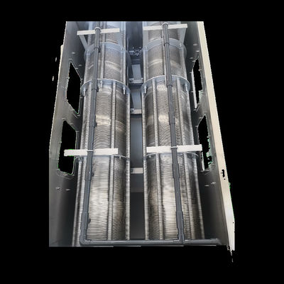 SS304 স্ক্রু টাইপ স্লাজ ডিহাইড্রেটর চারণভূমি স্যুয়েজ ট্রিটমেন্ট স্বয়ংক্রিয় 3m3/H