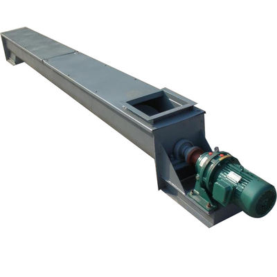 কার্বন ইস্পাত স্টেইনলেস স্টীল খাদ স্ক্রু পরিবাহক U টাইপ কম শুকনো গুঁড়া পাথর স্লাজ