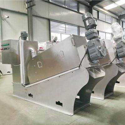 12m3/H সর্পিল স্লাজ ডিওয়াটারিং মেশিন স্টেইনলেস স্টিল কয়লা স্লাইম স্লাজ ডিওয়াটারিং