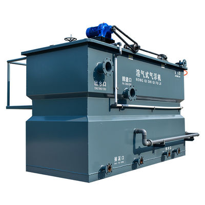 100m3 কার্বন ইস্পাত দ্রবীভূত বাষ্প ফ্লোটেশন মেশিন গার্হস্থ্য পয়ঃনিষ্কাশন চিকিত্সা