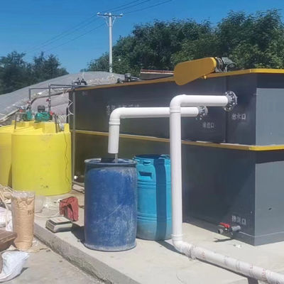 100m3 কার্বন ইস্পাত দ্রবীভূত বাষ্প ফ্লোটেশন মেশিন গার্হস্থ্য পয়ঃনিষ্কাশন চিকিত্সা