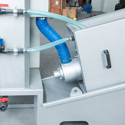 স্পাইরাল টাইপ স্ক্রু প্রেস স্লাজ ডিওয়াটারিং মেশিন এসএস 304 উপাদান