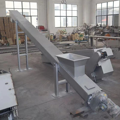 পাউডার শস্য সর্পিল পরিবাহক জন্য স্টেইনলেস স্টীল Shaftless স্ক্রু পরিবাহক