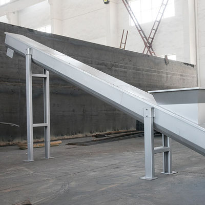 পাউডার শস্য সর্পিল পরিবাহক জন্য স্টেইনলেস স্টীল Shaftless স্ক্রু পরিবাহক