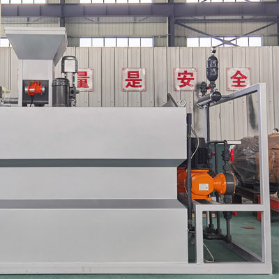 তিনটি চেম্বার PAM/PAC ড্রাই পাউডার ডোজিং ইকুইপমেন্ট ইন্টিগ্রেটেড 4000L/H