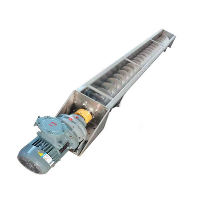 304 স্টেইনলেস স্টিল ইউ আকৃতির শ্যাফটলেস স্ক্রু কনভেয়ার মেশিন 1~20 মি দৈর্ঘ্য