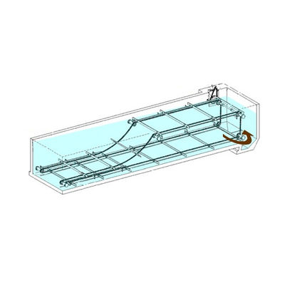 SS304 চেইন প্লেট স্লাজ স্ক্র্যাপার সিস্টেম 18 মি দৈর্ঘ্য স্যুয়েজ ট্রিটমেন্ট প্ল্যান্ট