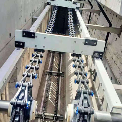 পিএলসি নিয়ন্ত্রণ অ ধাতব স্লাজ স্ক্র্যাপার সিস্টেম চেইন প্লেট স্ল্যাগ স্ক্র্যাপার 1-18 মি