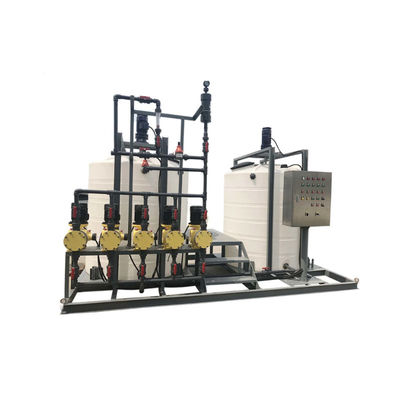 কুলিং ওয়াটার স্টেবিলাইজার সঞ্চালনের জন্য শক্তি সঞ্চয় 2000L/H PE কোগুল্যান্ট ডোজিং সিস্টেম