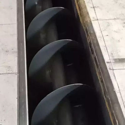 ডাইং স্যুয়েজ ট্রিটমেন্টের জন্য 5t/H SS316 কাদা অগার শাফটলেস স্ক্রু বেল্ট পরিবাহক