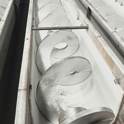 ডাইং স্যুয়েজ ট্রিটমেন্টের জন্য 5t/H SS316 কাদা অগার শাফটলেস স্ক্রু বেল্ট পরিবাহক