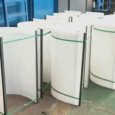 ডাইং স্যুয়েজ ট্রিটমেন্টের জন্য 5t/H SS316 কাদা অগার শাফটলেস স্ক্রু বেল্ট পরিবাহক