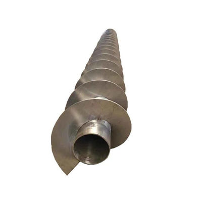 কয়লা চূর্ণ চুন বালি পরিবহনের জন্য SUS304 ডিওয়াটারিং স্লাজ স্ক্রু পরিবাহক