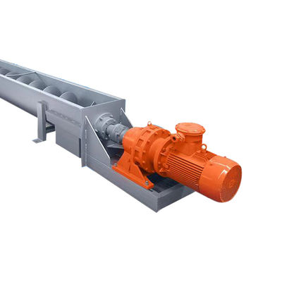 কয়লা চূর্ণ চুন বালি পরিবহনের জন্য SUS304 ডিওয়াটারিং স্লাজ স্ক্রু পরিবাহক