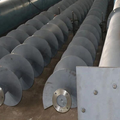 কয়লা চূর্ণ চুন বালি পরিবহনের জন্য SUS304 ডিওয়াটারিং স্লাজ স্ক্রু পরিবাহক