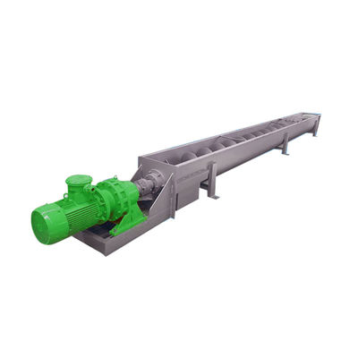 গুণ  Slag Carbon Steel Sprial 304 Stainless Screw Conveyor For Cement কারখানা