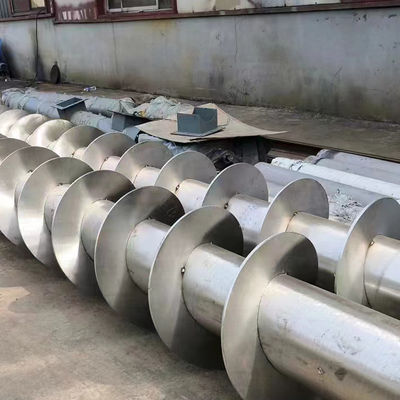 স্লাগ কার্বন স্টিল স্প্রিয়াল 304 স্টেইনলেস স্ক্রু কনভেয়র সিমেন্টের জন্য