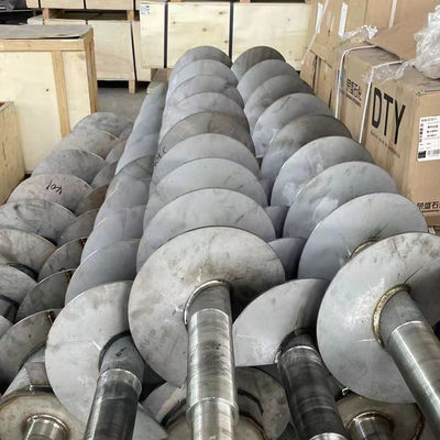 স্লাগ কার্বন স্টিল স্প্রিয়াল 304 স্টেইনলেস স্ক্রু কনভেয়র সিমেন্টের জন্য