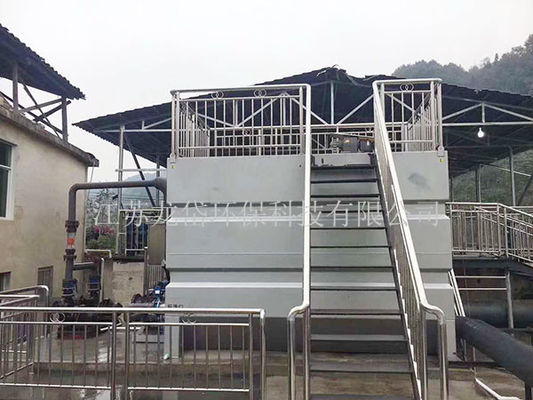 সাদা বর্জ্য জল চিকিত্সা ট্যাঙ্ক, ফাইবার ঘোরানো ড্রাম ফিল্টার