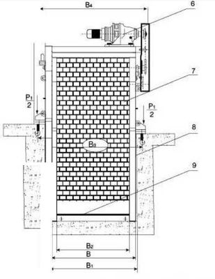 জল চিকিত্সা রোটারি বার স্ক্রিন