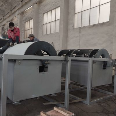 মুভিং রিং স্ক্রু শ্যাফট রোটারি ড্রাম থিকেনার গ্র্যাভিটি স্লাজ থিকেনার 30m3/H