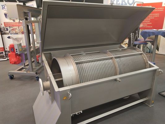 ব্যাকওয়াশিং সিস্টেমের সাথে সূক্ষ্ম ধ্বংসাবশেষ অপসারণের সরঞ্জাম ড্রাম মাইক্রো ফিল্টার ফুড গ্রেড