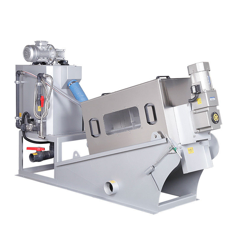 সম্পূর্ণ স্বয়ংক্রিয় 304SS স্পাইরাল স্লাজ ডিওয়াটারিং ইকুইপমেন্ট 30-50kg/h