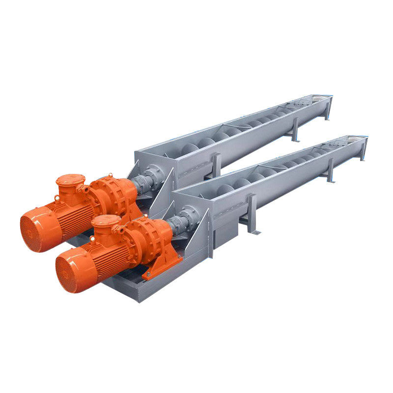 কার্বন ইস্পাত শ্যাফটলেস সর্পিল পরিবাহক সামঞ্জস্যযোগ্য গতি কাস্টমাইজড 1~100m