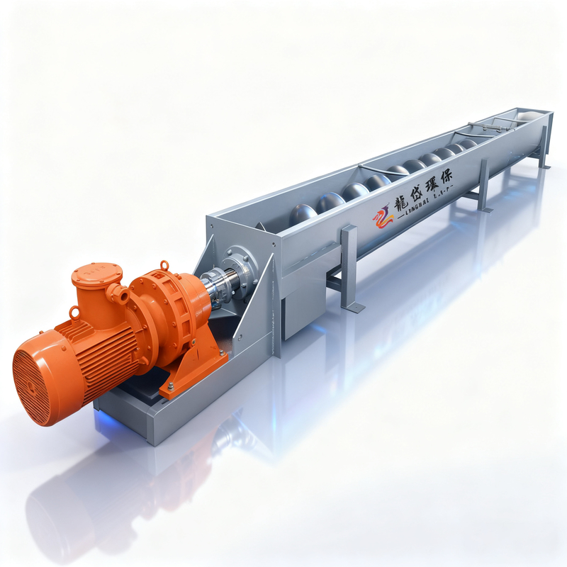 স্লাগ কার্বন স্টিল স্প্রিয়াল 304 স্টেইনলেস স্ক্রু কনভেয়র সিমেন্টের জন্য