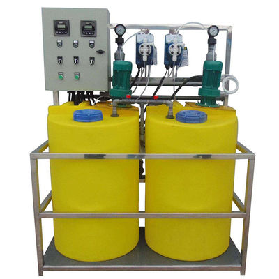 1000L/H PE Pac Pam Flocculant স্বয়ংক্রিয় ডোজিং মেশিন ধীর রিলিজ দ্রবীভূত