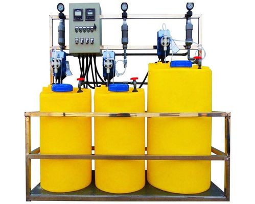 1000L/H PE Pac Pam Flocculant স্বয়ংক্রিয় ডোজিং মেশিন ধীর রিলিজ দ্রবীভূত