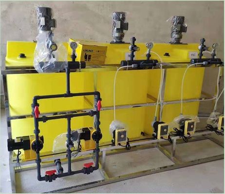 1000L/H PE Pac Pam Flocculant স্বয়ংক্রিয় ডোজিং মেশিন ধীর রিলিজ দ্রবীভূত