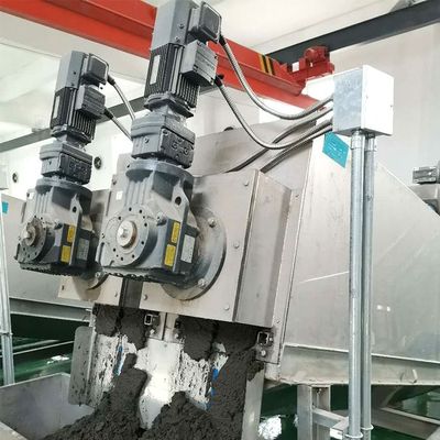 15m3/H স্পাইরাল স্লাজ ডিওয়াটারিং মেশিন ফুড ফ্যাক্টরি স্লাজ ডিওয়াটারিং যন্ত্রপাতি