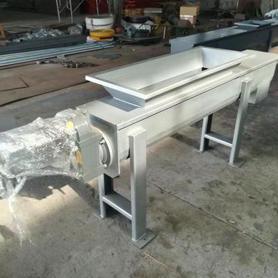 10t/h শ্যাফটলেস স্ক্রু কনভেয়র 304 স্টেইনলেস স্টীল স্লাজ এবং সিন্ডার কনভেয়িং সরঞ্জাম
