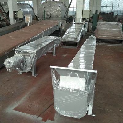 10t/h শ্যাফটলেস স্ক্রু কনভেয়র 304 স্টেইনলেস স্টীল স্লাজ এবং সিন্ডার কনভেয়িং সরঞ্জাম