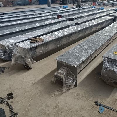 3m3/h U টাইপ কার্বন ইস্পাত খাদবিহীন স্ক্রু পরিবাহক ফিড স্লাজ খাদ সর্পিল পরিবাহক