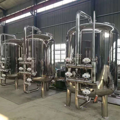 30m3/H কার্বন ইস্পাত সক্রিয় কার্বন ফিল্টার নদী ভূগর্ভস্থ অগভীর বালি মাল্টিমিডিয়া ফিল্টার