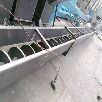 কয়লা শিল্পের জন্য ডবল খাদ অনুভূমিক স্টেইনলেস স্টীল স্ক্রু পরিবাহক 1000 মিমি