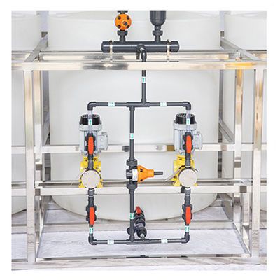 4500L/H সম্পূর্ণ স্বয়ংক্রিয় ডোজিং মেশিন দ্রবীভূত মিক্সিং ইন্টিগ্রেটেড