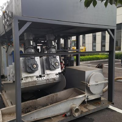 প্রিন্টিং এবং ডাইং কারখানার জন্য 90-150kg/H স্ক্রু প্রেস স্লাজ ডিওয়াটারিং মেশিন