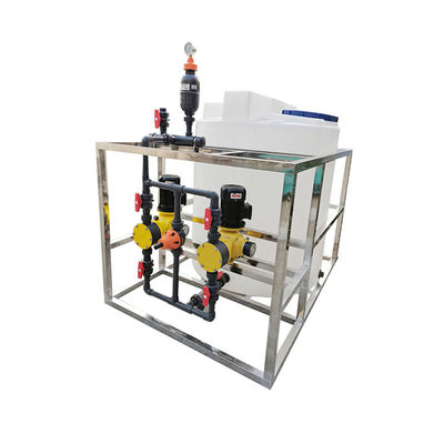 CE ISO 250L~10000L সম্পূর্ণ স্বয়ংক্রিয় ডোজিং মেশিন PAC/PAM Flocculant ডোজিং সিস্টেম