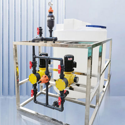 CE ISO 250L~10000L সম্পূর্ণ স্বয়ংক্রিয় ডোজিং মেশিন PAC/PAM Flocculant ডোজিং সিস্টেম