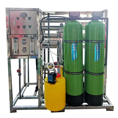 ISO9001 500lph রিভার্স অসমোসিস ওয়াটার পিউরিফিকেশন সিস্টেম ইকুইপমেন্ট পানীয়ের জন্য